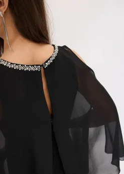 Overall mit Überwurf und Strasssteinverzierung