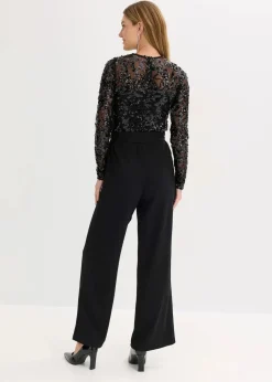 Overall mit Paillettenstickerei