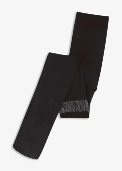 Overknee Strumpfhose 70den mit Glitzerrand mit recyceltem Polyamid