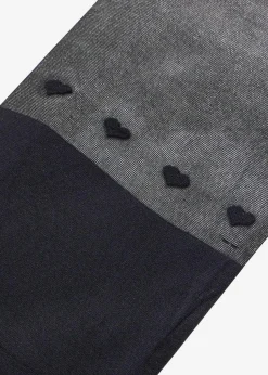 Overknee Strumpfhose mit Herzchen 60 DEN