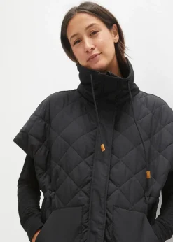 Oversize Funktions-Steppweste, wasserabweisend