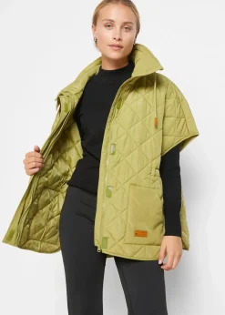 Oversize Funktions-Steppweste, wasserabweisend