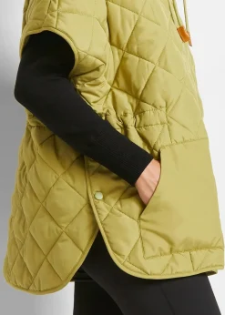 Oversize Funktions-Steppweste, wasserabweisend