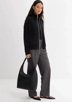 Oversize Jacke aus Viskose-Mix