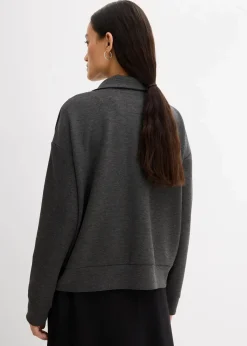 Oversize Jacke aus Viskose-Mix