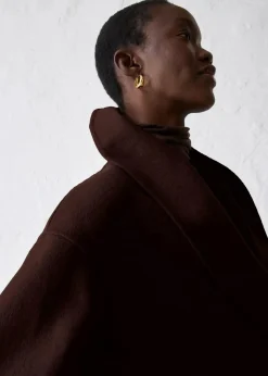 Oversize Jacke aus weichem Woll-Mix