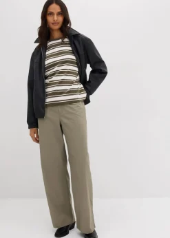 Oversize Langarmshirt aus reiner Baumwolle