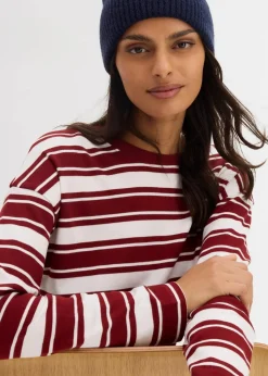 Oversize Langarmshirt aus reiner Baumwolle