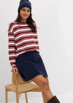 Oversize Langarmshirt aus reiner Baumwolle