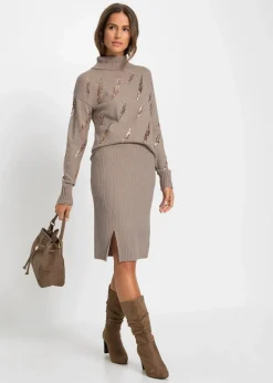 Oversize Pullover aus softem Viskose-Mix