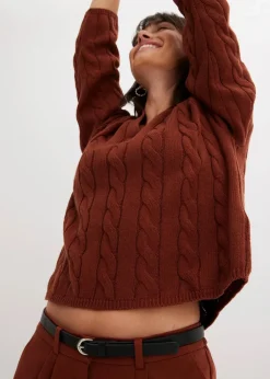 Oversize Pullover aus weichem Kaschmir-Mix