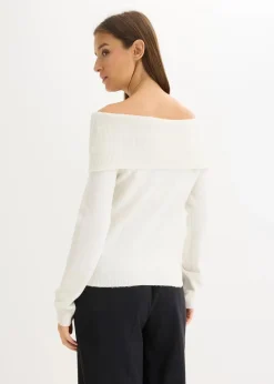 Oversize Pullover mit Camrenausschnitt