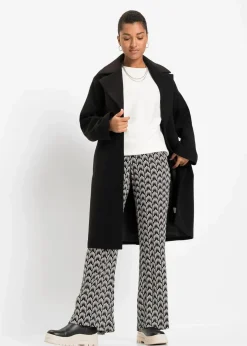 Oversize Ripp-Pullover aus Viskose-Mix