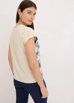 Oversize Shirt mit Spitzenband