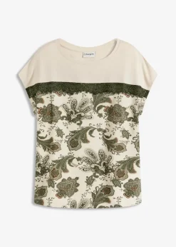 Oversize Shirt mit Spitzenband