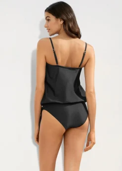 Oversize Tankini mit abnehmbaren Trägern (2-tlg. Set)