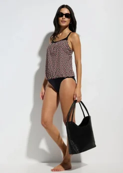 Oversize Tankini mit Highwaist-Bikinihose (2-tlg.Set)