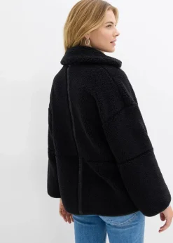 Oversize Teddy-Fleece Jacke