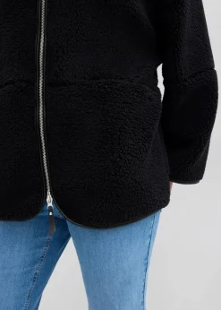 Oversize Teddy-Fleece Jacke