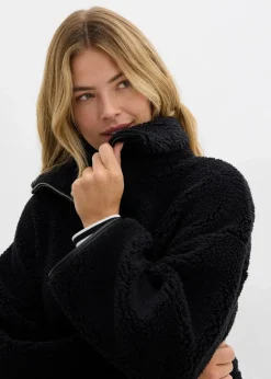 Oversize Teddy-Fleece Jacke