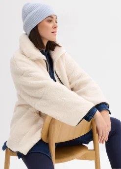 Oversize Teddy-Fleece Jacke