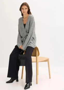 Oversize Wickelcardigan