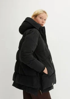 Oversize Winterjacke mit Kapuze