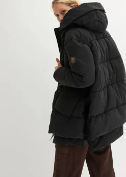 Oversize Winterjacke mit Kapuze