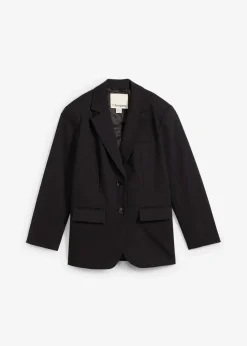 Oversize-Blazer mit leichten Schulterpolstern