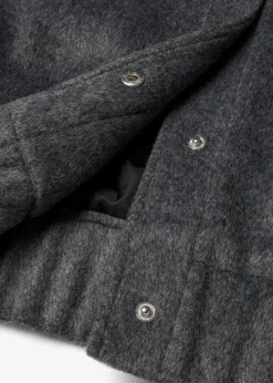 Oversize-Blouson in Wolloptik