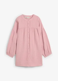 Oversize-Bluse aus Musselin