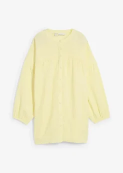 Oversize-Bluse aus Musselin