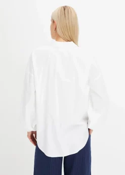 Oversize-Bluse aus reiner Baumwolle