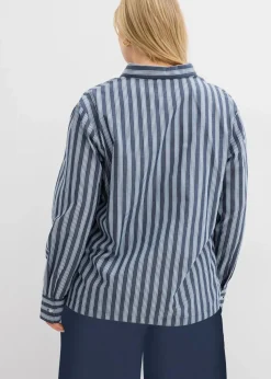 Oversize-Bluse aus reiner Baumwolle