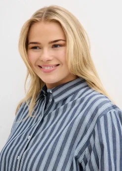 Oversize-Bluse aus reiner Baumwolle