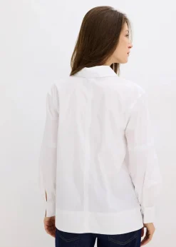 Oversize-Bluse mit Volumenärmel