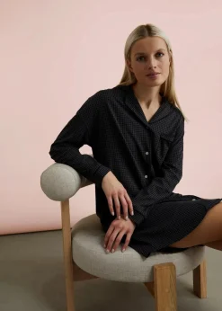 Oversized Nachthemd aus reiner Baumwolle