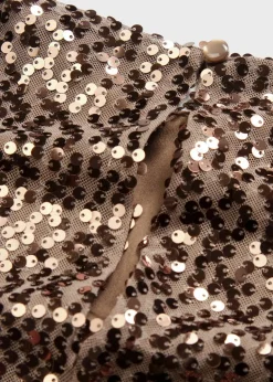 Oversized Paillettenkleid