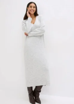 Oversized Strickkleid in Midilänge