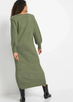 Oversized Strickkleid in Midilänge
