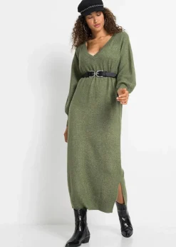 Oversized Strickkleid in Midilänge