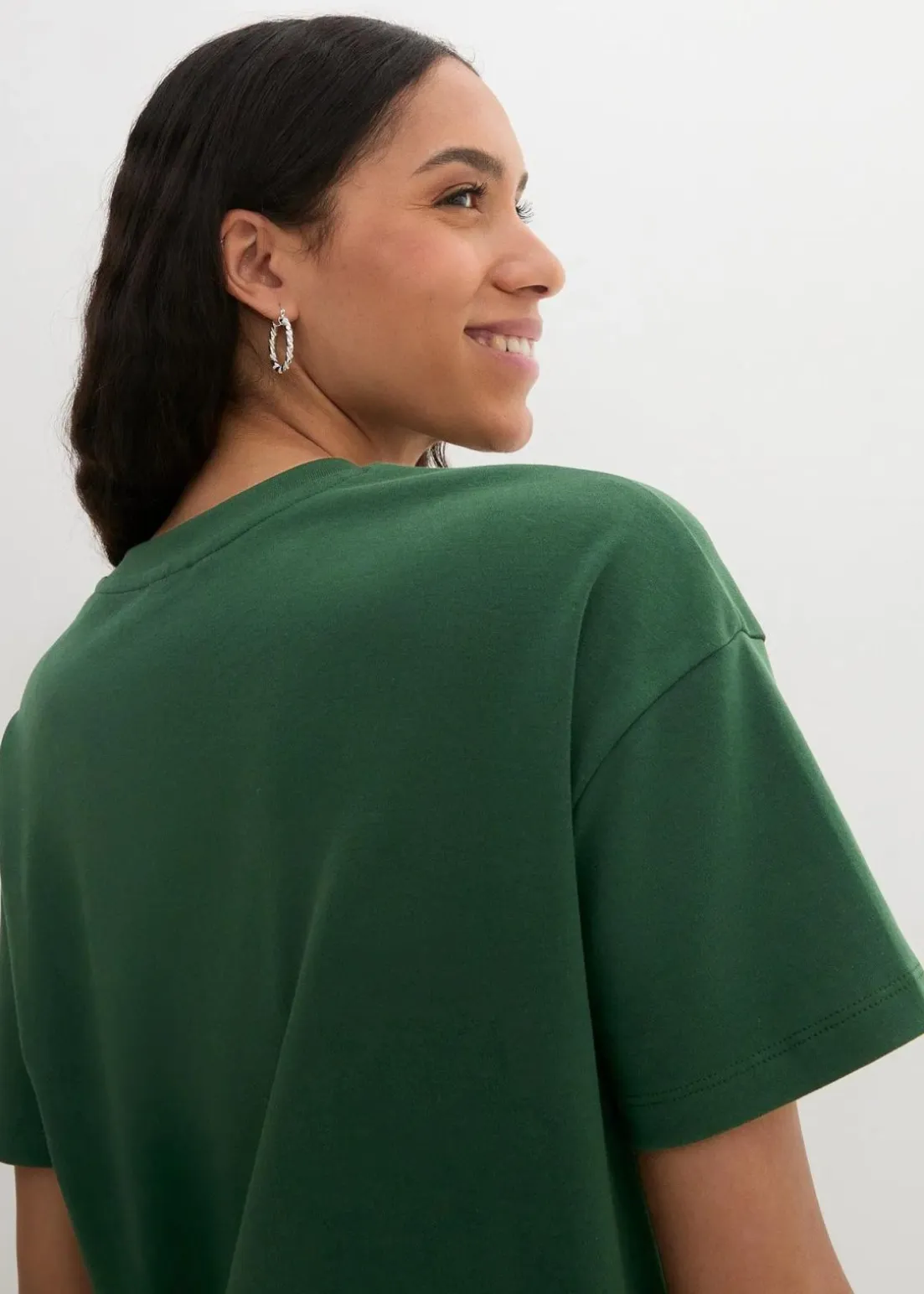 Oversized T-Shirt aus Bio-Baumwolle