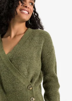 Oversized-Pullover in Wickeloptik