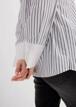 Oversize-Hemd aus reiner Baumwolle