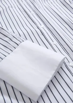 Oversize-Hemd aus reiner Baumwolle