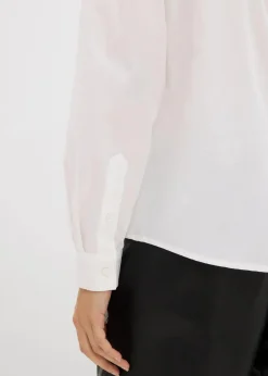 Oversize-Hemd mit Kontrast Tasche