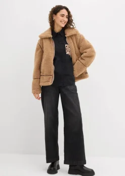 Oversize-Hemd mit Kontrast Tasche