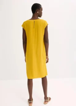 Oversize-Kleid aus strukturiertem Crêpe