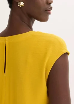 Oversize-Kleid aus strukturiertem Crêpe