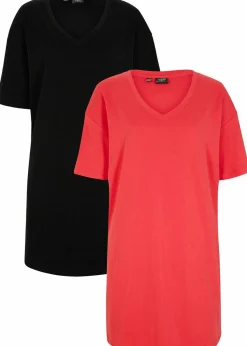 Oversize-Kleid mit aus reiner Baumwolle (2er Pack)